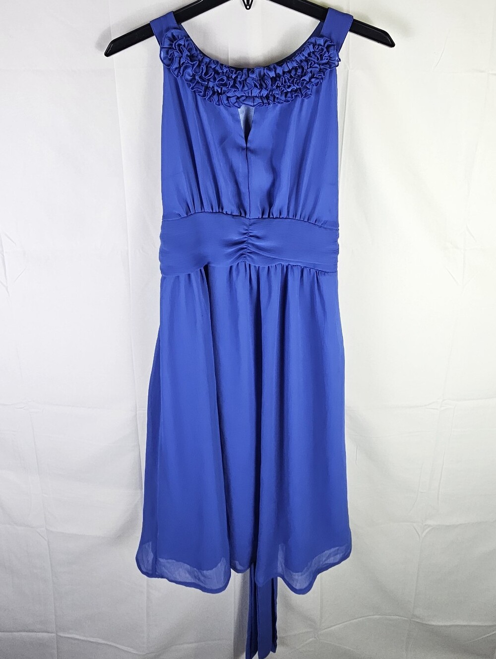 Romy Chiffon Dress Womens M Elegant Cocktail Party Special Occasion Glam Formal